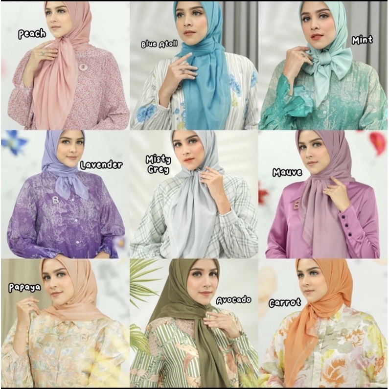 Today's scarf Buttonscarves new launching open jastip new bukan preloved