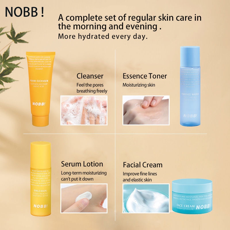 [BPOM][100%ORI&amp;READY]NOBB！Vitamin C Foaming Brightening Moisturizing Facial Cleanser-Pembersih Wajah 100g N0101