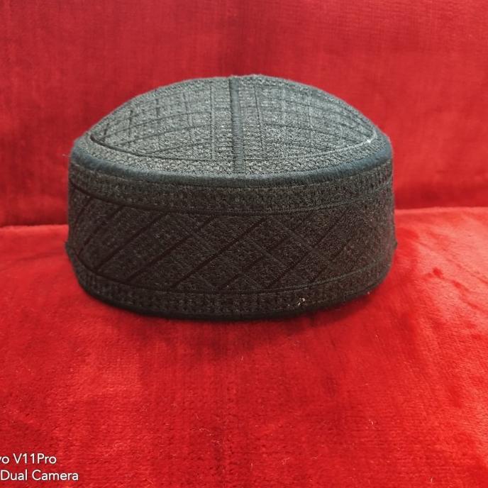 peci pakistan hitam dan putih original