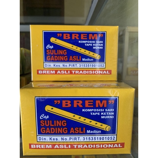 

BREM CAP SULING GADING ASLI MADIUN (MINI) Kemasan isi 3 Batang