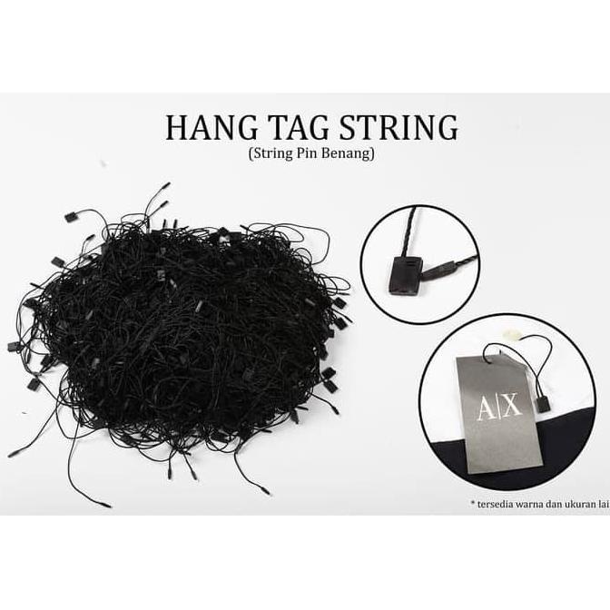 

[BISA COD] Tali Hang tag / lock Pin / Label Baju / String Pin Isi 1000 Pcs.