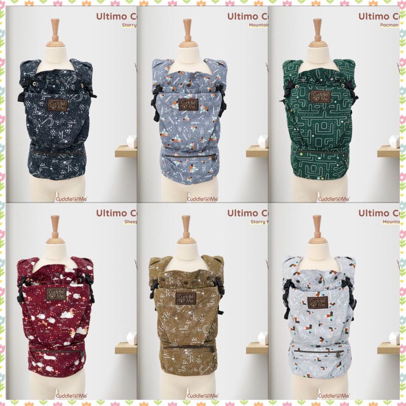 CUDDLE ME Ssc Ultimo Carrier Gendongan Ransel Hipseat/ Depan/ Samping/ Belakang Bayi New Born Sampai