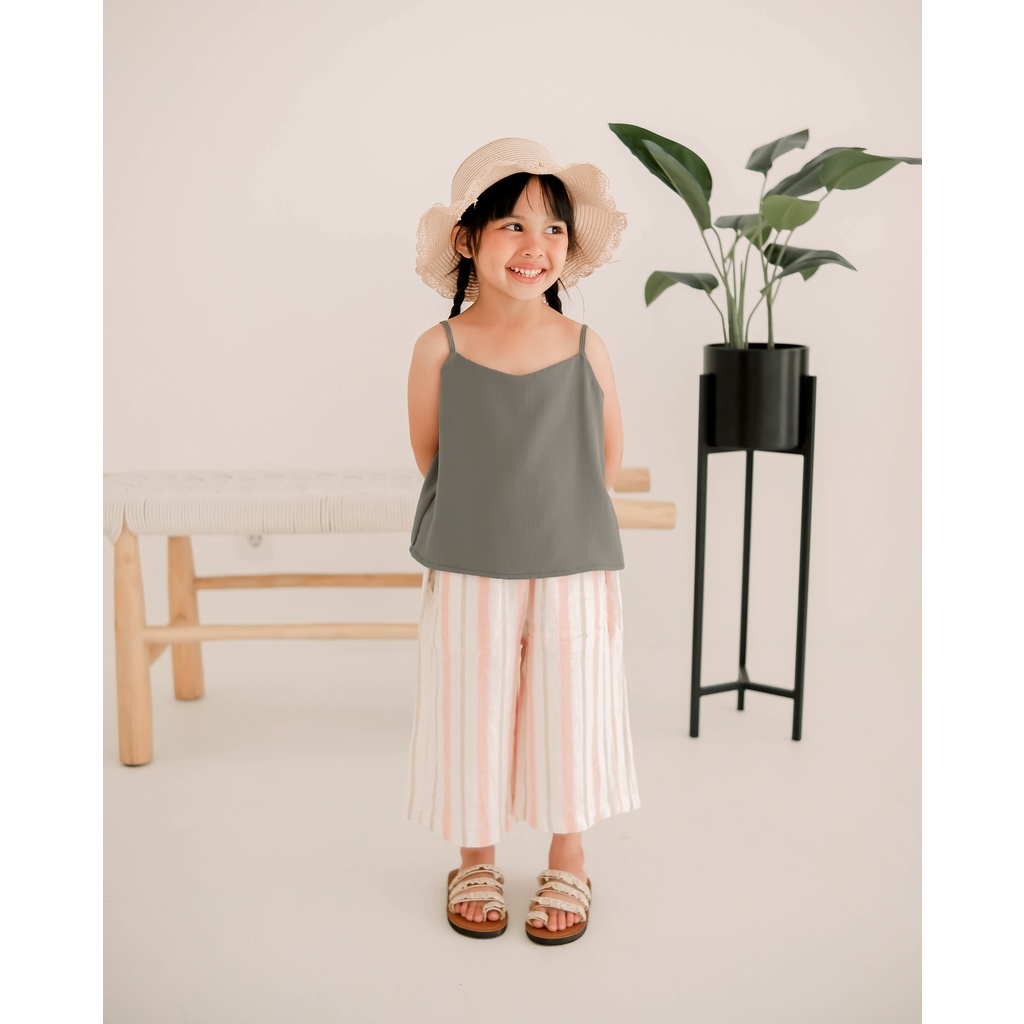 POPPY CAMISOLE | Atasan Anak Perempuan | Tanktop Anak | Tanktop Solid Camisole | Top Anak Perempuan