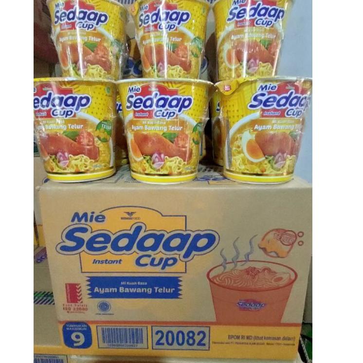 

Ready stock [ 1 dus ] mie sedaap cup kuah [ 77g x 12 cup ] 100