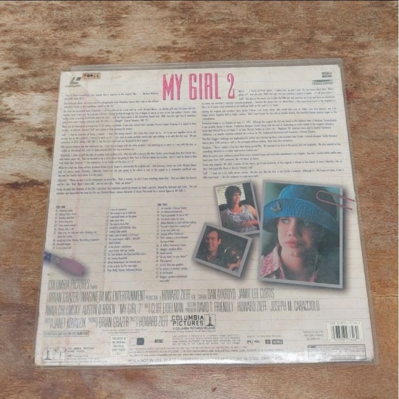 Kaset Laser disc My Girl 2