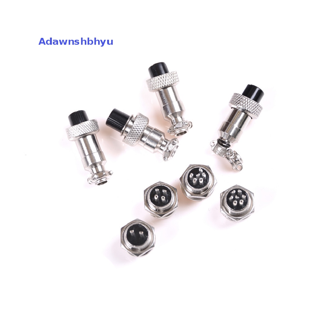 Adhyu 1pc Konektor Kabel Penerbang GX16 2-10pin Male Plug &amp; Female Socket Connector ID