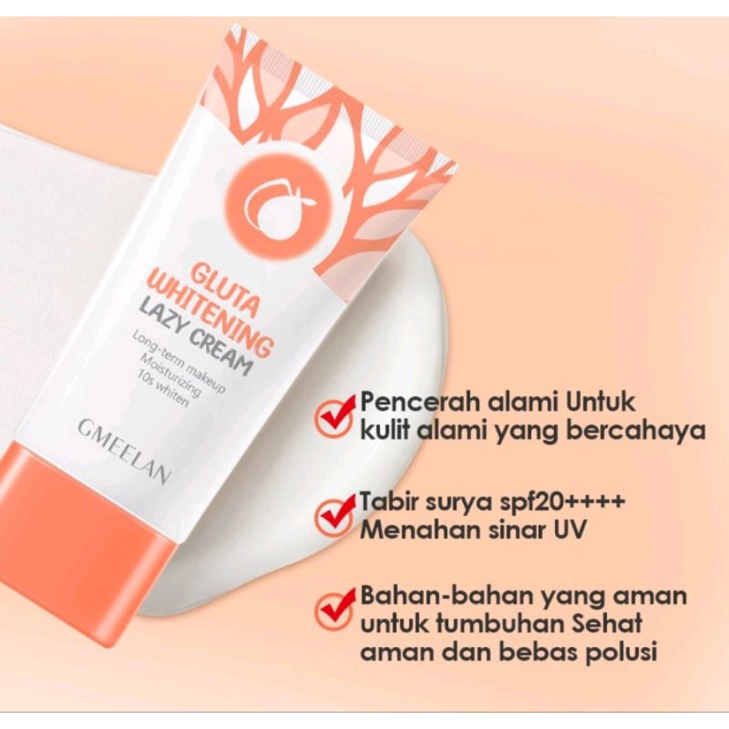 Hanamishoes GMEELAN Day Cream Niacinamide - Pelembab Wajah Pemutih Wajah Glowing isi 30 gram
