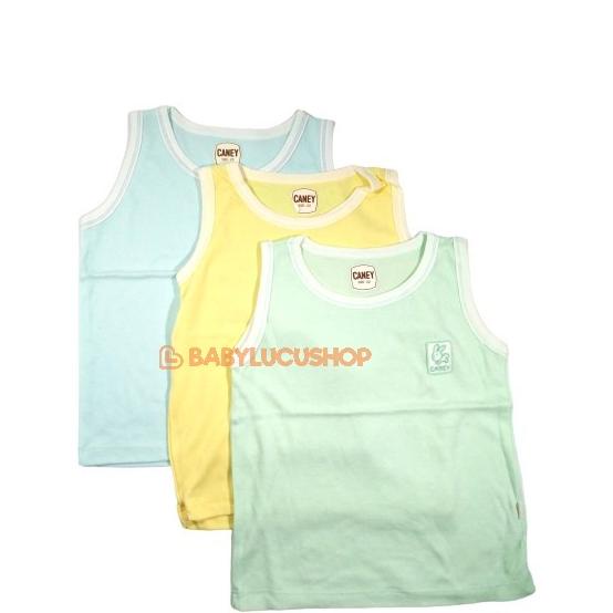 Baju Singlet Caney Warna (3 pcs) {KIR.11De22ᴷ}