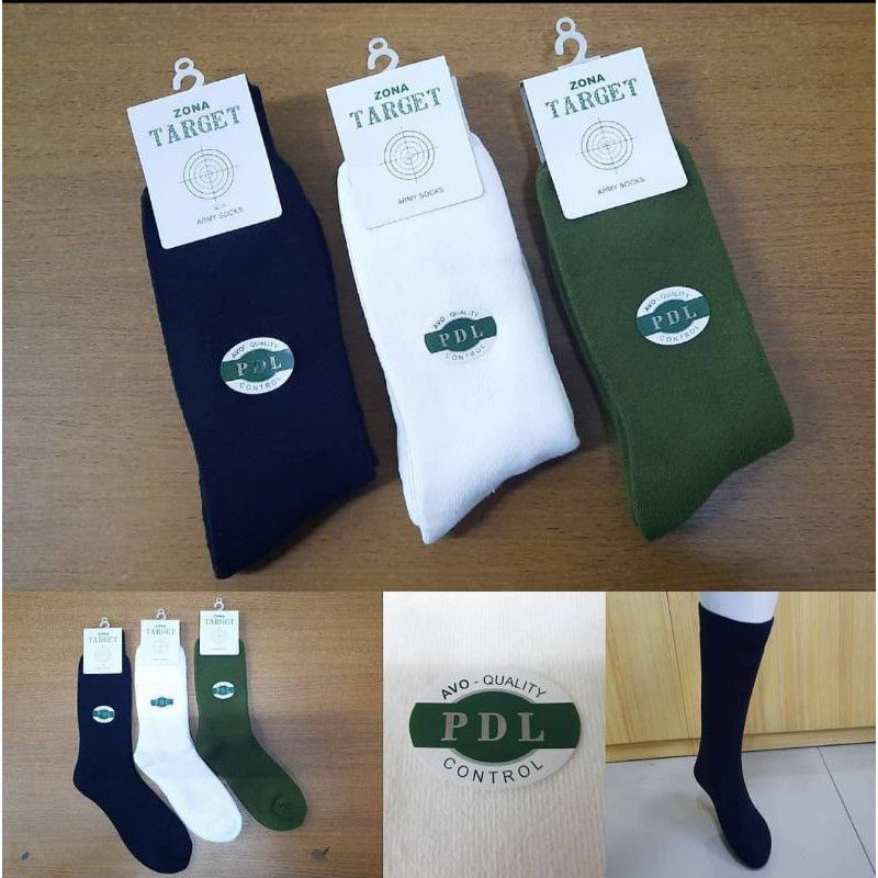 kaos kaki Satpam tebal target pdl panjang/loreng/hijau/hitam