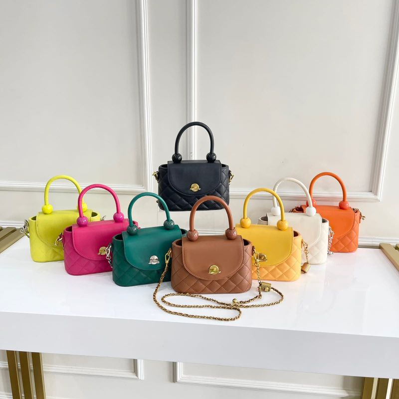 PROMO SALE Tas ck selempang jinjing hitam lemon pink hijau coklat lime orange kuning putih