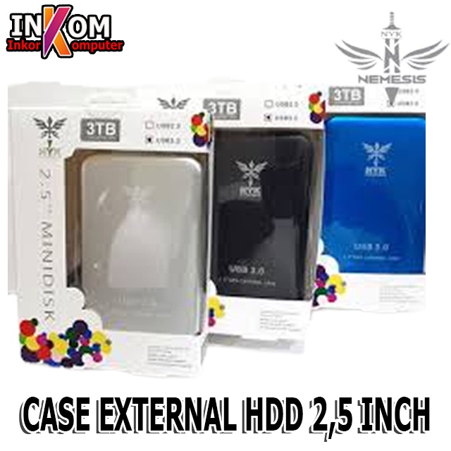 CASING EXTERNAL HDD 2.5 INCH SATA NYK USB 3.0 / CASE HDD EXTERNAL