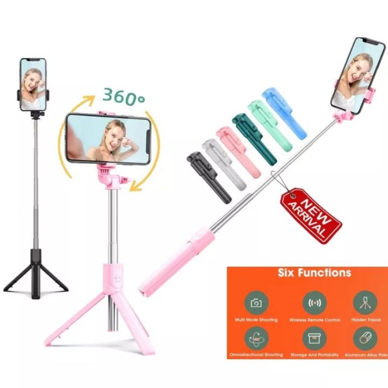 TRIPOD TONGSIS R1 3IN1 + REMOT SELFIE STICK