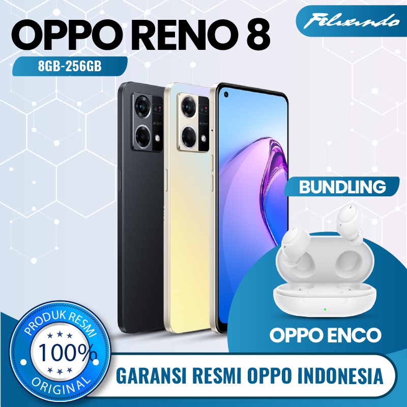 OPPO Reno 8 8/256 Reno8 RAM 8 ROM 256 GB 8GB 256GB HP Smartphone Android