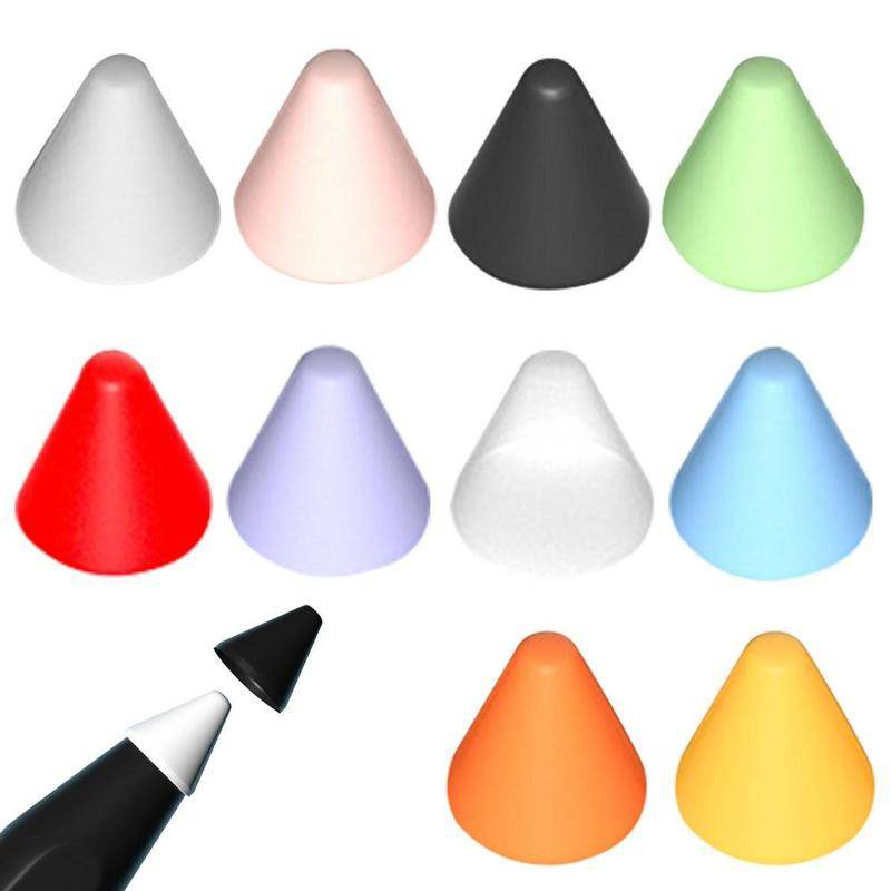 10pcs Silikon Pengganti Tip Case Nib Cover Pelindung Skin Untuk XiaoMi Pensil Silent Touchscreen Stylus Pen Tip Cover