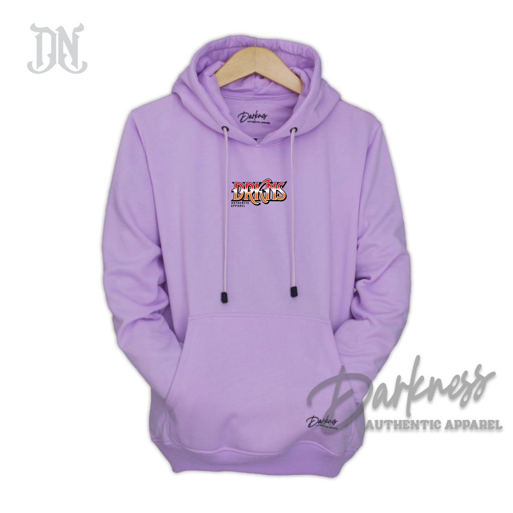 Sweater hoodie pria dan wanita terbaru ORIGINAL premium casual korean style List DARKNESS MERAH ORANGE Ukuran M L XL XXL