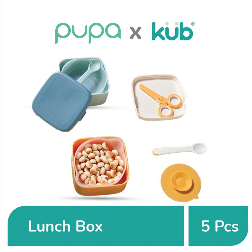 Baby Lunch Box Travel Set | Kotak Makan Mangkok Bayi / Anak Set KUB