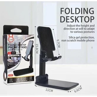 Folding Dekstop Phone Stand - Phone Holder Stand HP - Kenji Shop