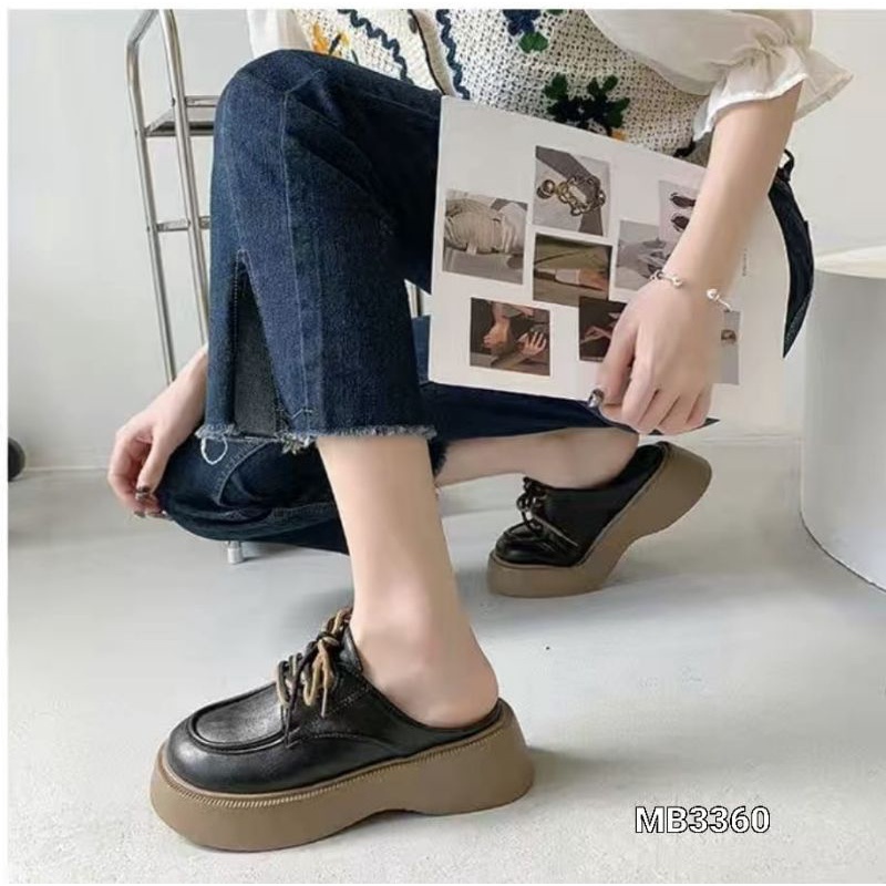 SANDALS SLOP WEDGES BOTTOM SLOP HIKS KOREA MB3360