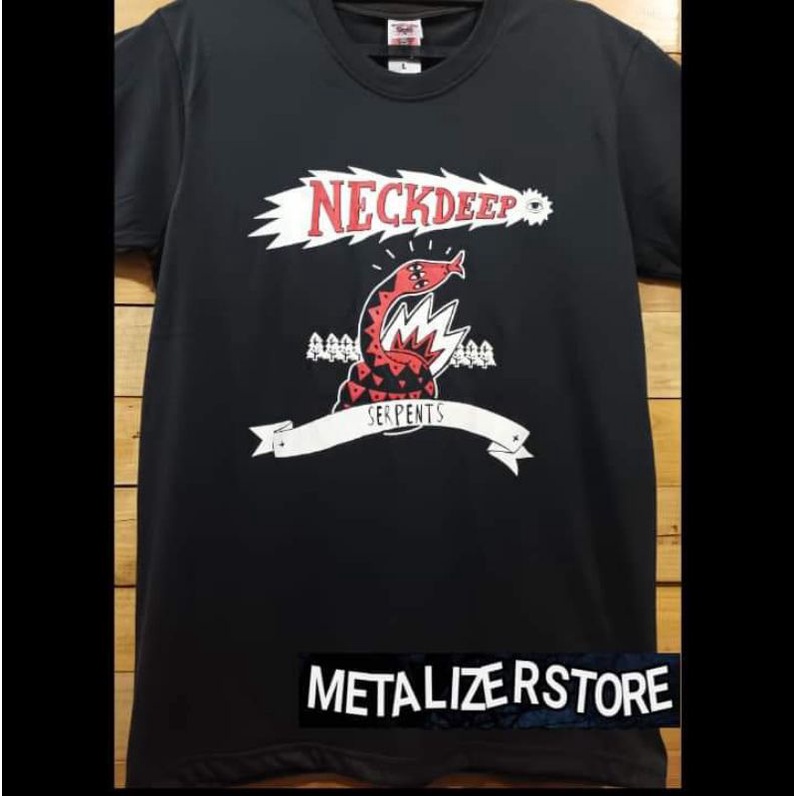 KAOS MUSIK METAL PUNK ROCK ALTERNATIVE HARDCORE NECK DEEP ORIGINAL PRAPATAN REBEL