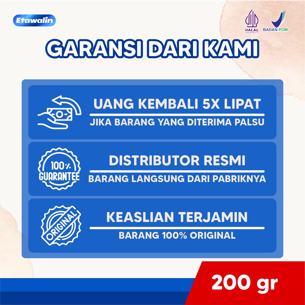 ETAWALIN ORIGINAL 1 BOX Susu Kambing Etawa Tingkatkan Kepadatan Tulang Isi 200 gram [60%]