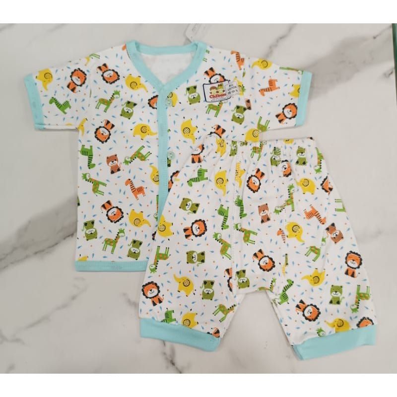 Chibon Setelan Baju Pendek Celana Pendek / Setelan Anak / Newborn