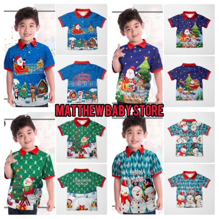 Terbaru Karakter Natal Anak Laki Laki / Baju Natal Anak Cowok