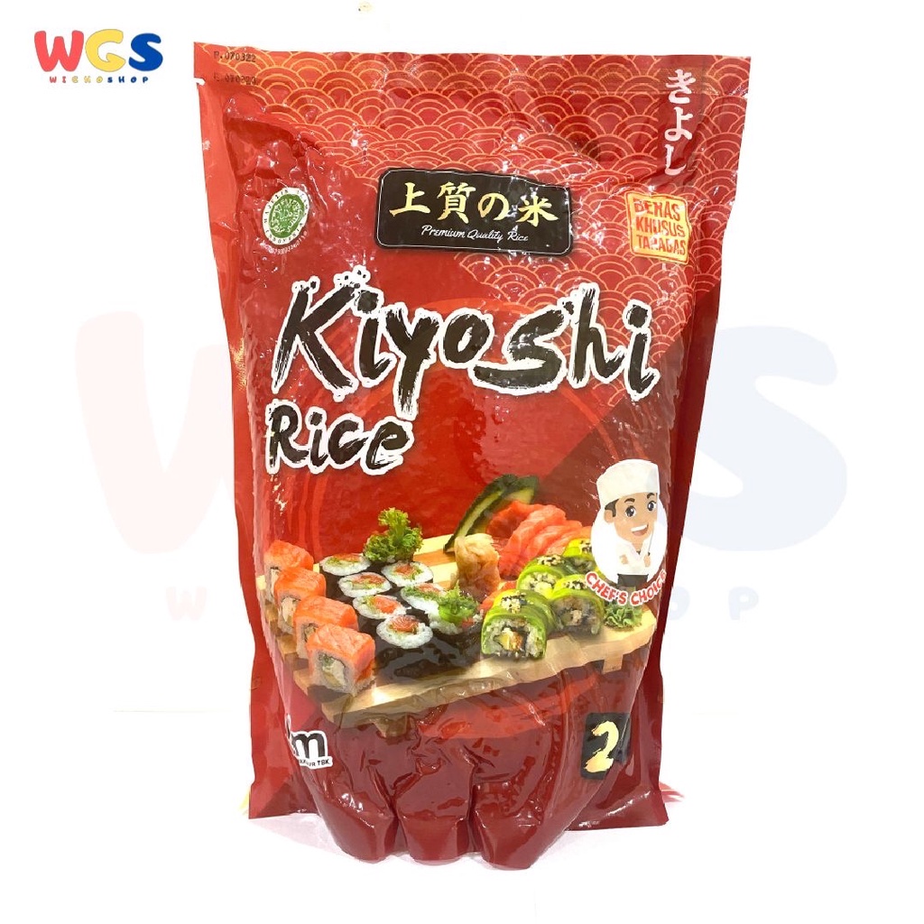 Beras Jepang Kiyoshi Premium Grade 2 kg - Beras Bento / sushi