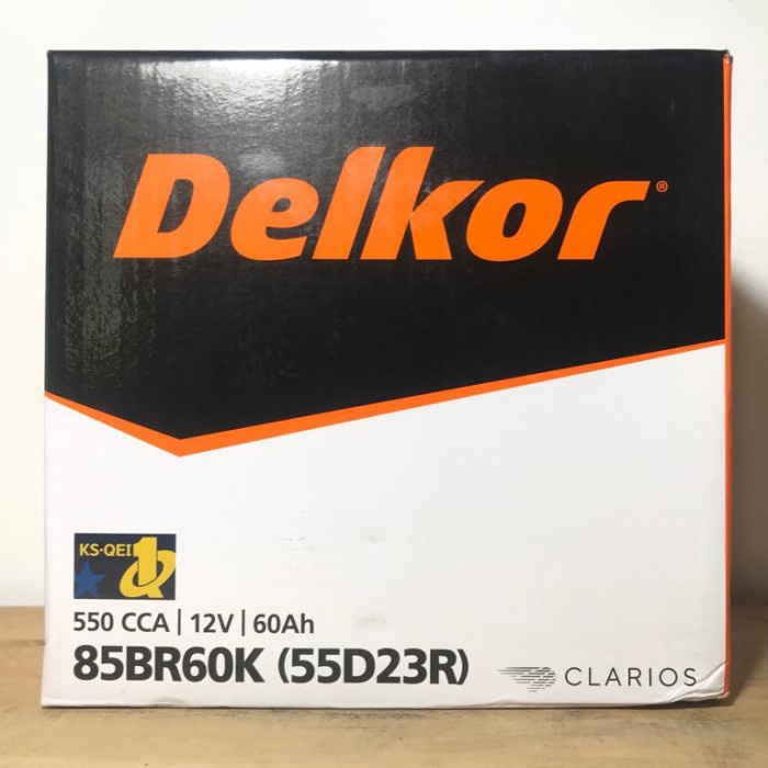 AKI MOBIL DELKOR 55D23R 12V 60AH AKI KERING
