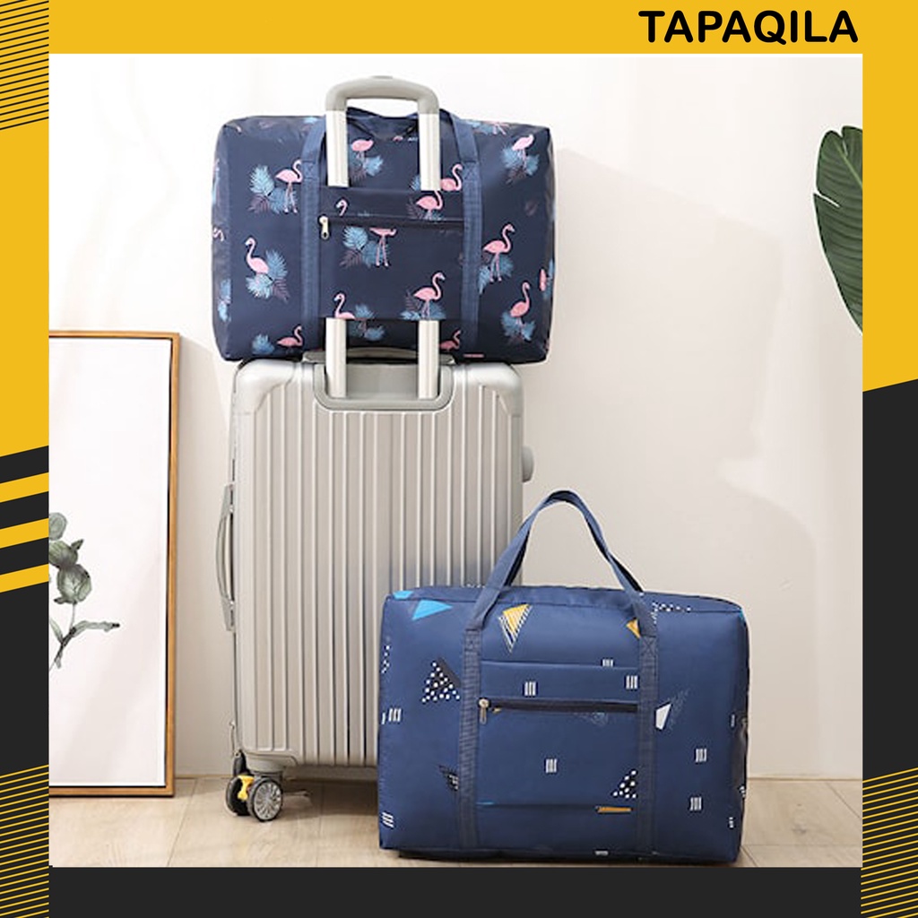 Tas Ransel Mudik Tempat Baju Wadah Pakaian Untuk Traveling Trevel Bag Organizer Jinjing Jumbo Lipat 