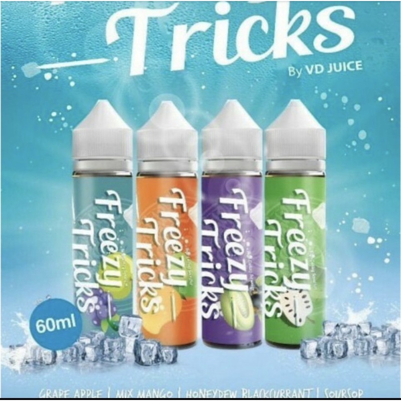 Freezy Tricks 60ML 100% Authentic by VD Juice Malaysia