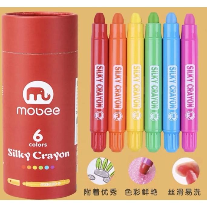

mobee silky crayon, mobee face painting, crayon kids, erasable crayon