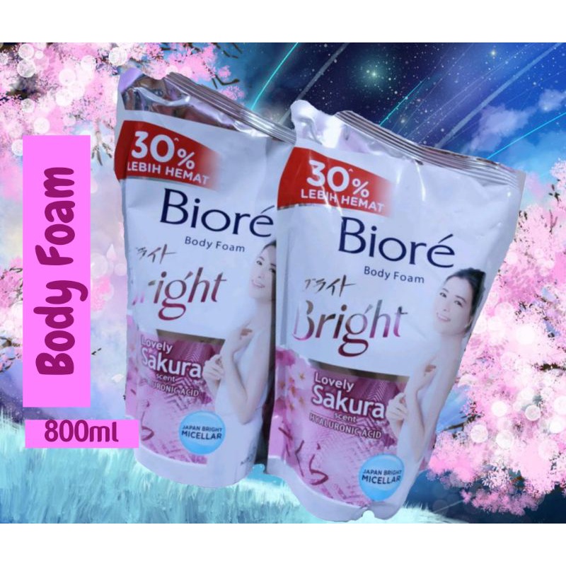 Biore Bright Lovely Sakura 800ml