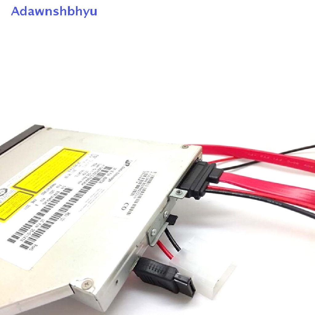 Kabel SATA slimline Adhyu7+6Pin Untuk slim latop SATA DVD+/ -RW Kabel Listrik Drive Ke PC ID