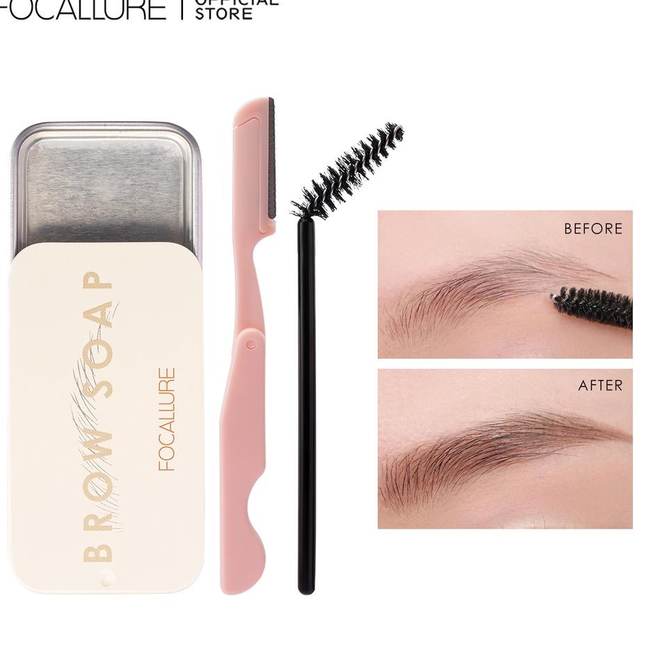 Terlaris Focallure 3D Eyebrow Gel tahan air EyeBrow Soap