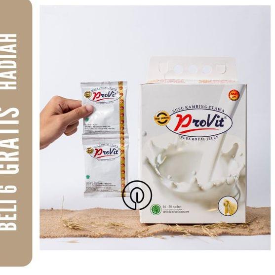 

❅Terbaru✤ ORIGINAL PROVIT SUSU KAMBING ETAWA PREMIUM [ 10 SACHET] 60 ❅