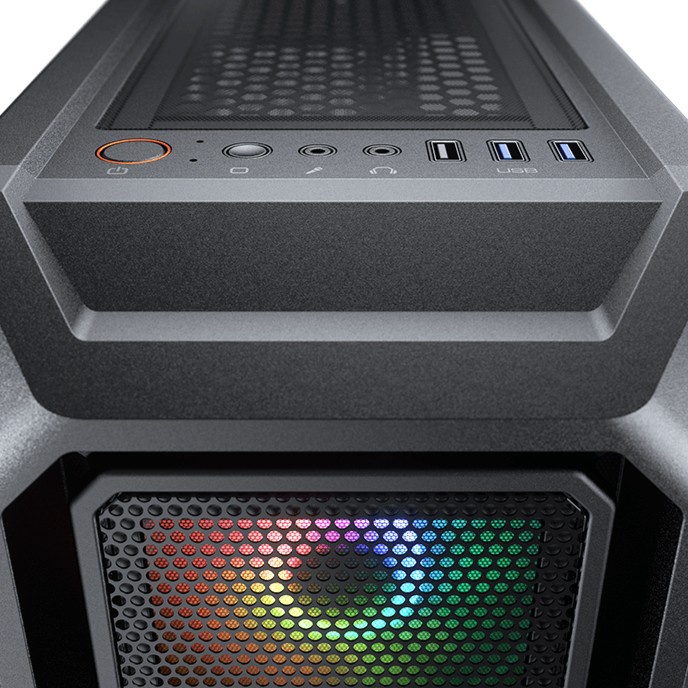 COUGAR MX440 MESH RGB MID TOWER CASE / CASING