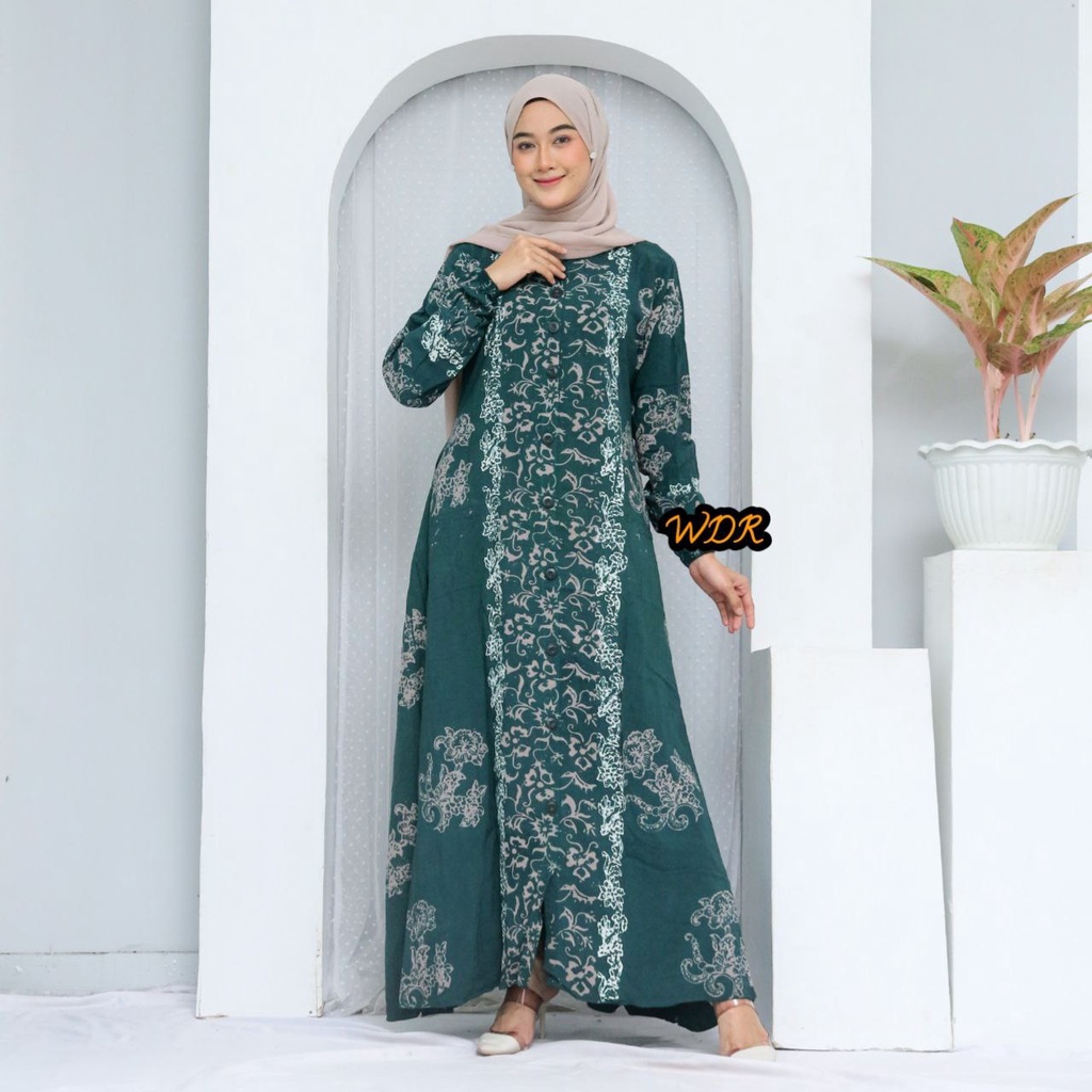 Gamis Twill Rayon Gamis Twill Ori Pekalonga Gamis Twill Super Premium Motif Terbaru Homey Dress Jumbo