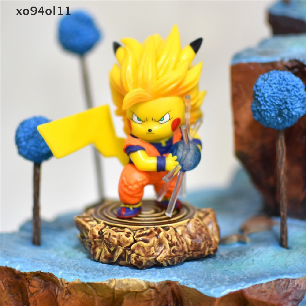 Xo Pokemon Model Anime Figure Pikachu Cosplay Dragon Ball Son Goku Figure Boneka OL