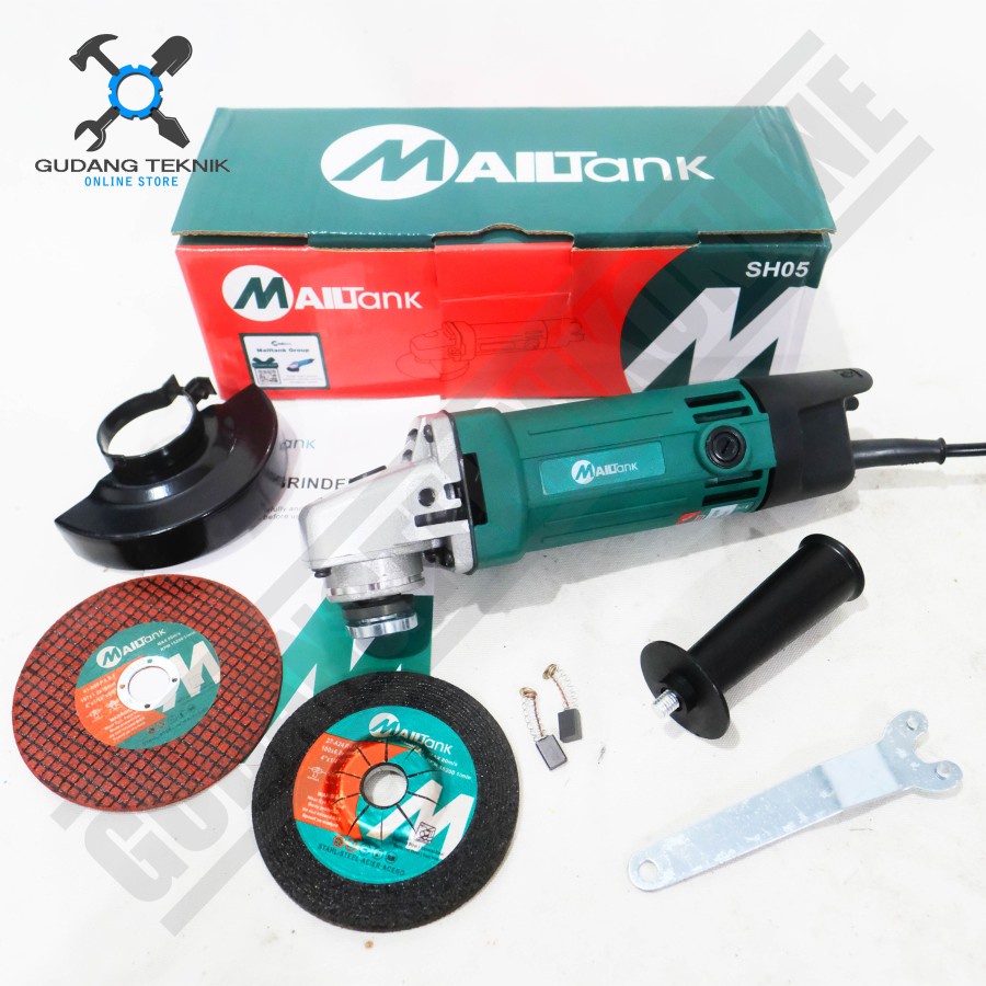 Mesin Gerinda Tangan 4&quot; MODERN X MAILTANK SIM100B SH05 / Mesin Gurinda Grinda Listrik 4 Inch SIM-100B SH-05 / Angle Grinder SIM 100B SH 05