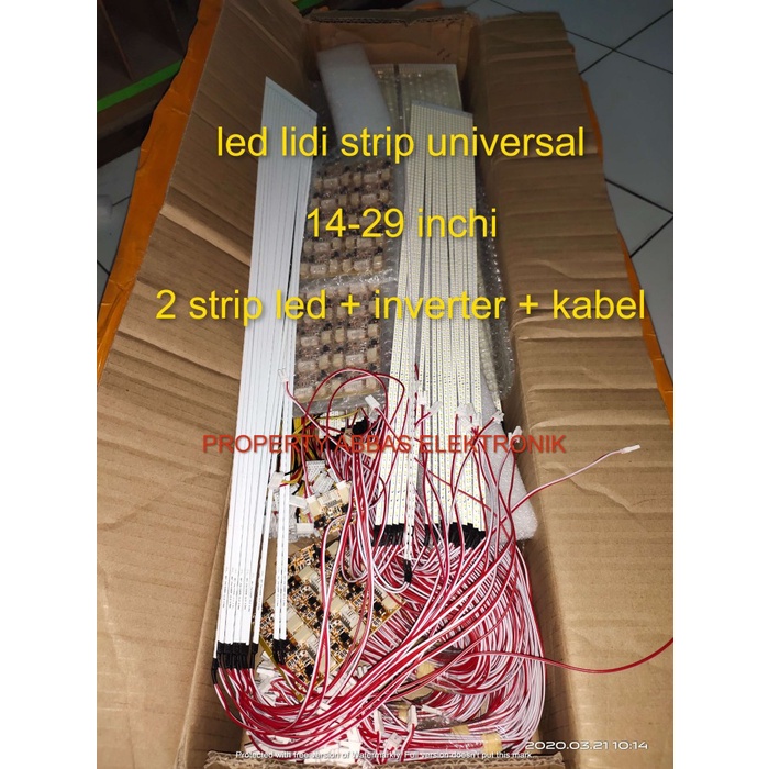 LED STRIP LIDI UNIVERSAL 14 INCI 17 INCHI 19 INCHI 20 INCHI 22 INCHI 2