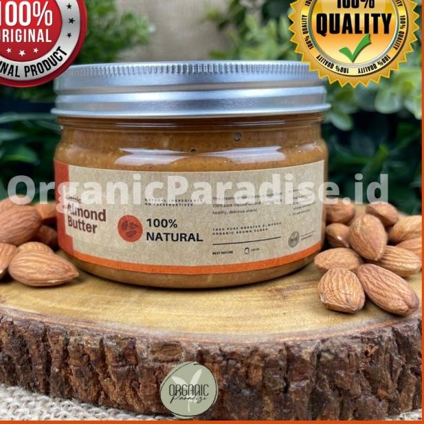 

FG3✡ Almond Butter Natural 300 gram / Selai Almond Gluten Free Vegan Pasti Ada