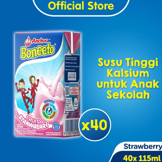 

Boneeto Susu UHT Stawberi 40 x 115ml- Daya Pikir & Tubuh Aktif