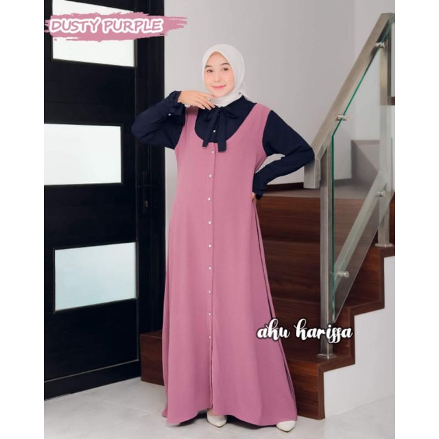 GAMIS ARISTA DRESS ORI AKU KARISSA OOTD WANITA TERBARU KEKINIAN