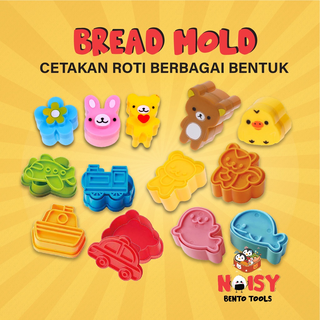 BREAD MOLD | CETAKAN ROTI SANDWICH BERBAGAI KARAKTER