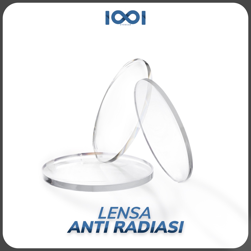 IOOI Eyewear -  Lensa Anti Radiasi Minus/Cylinder/Plus/ CRMC Hi Index 1.56/1.67
