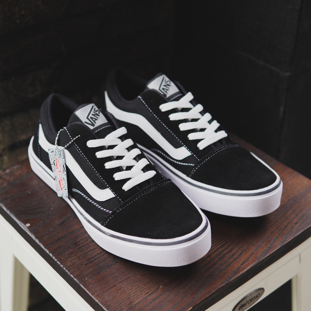 Paling Murah !! Sepatu Sneakers Pria VANS_OldSkool Sepatu Hangout Sekolah Murah