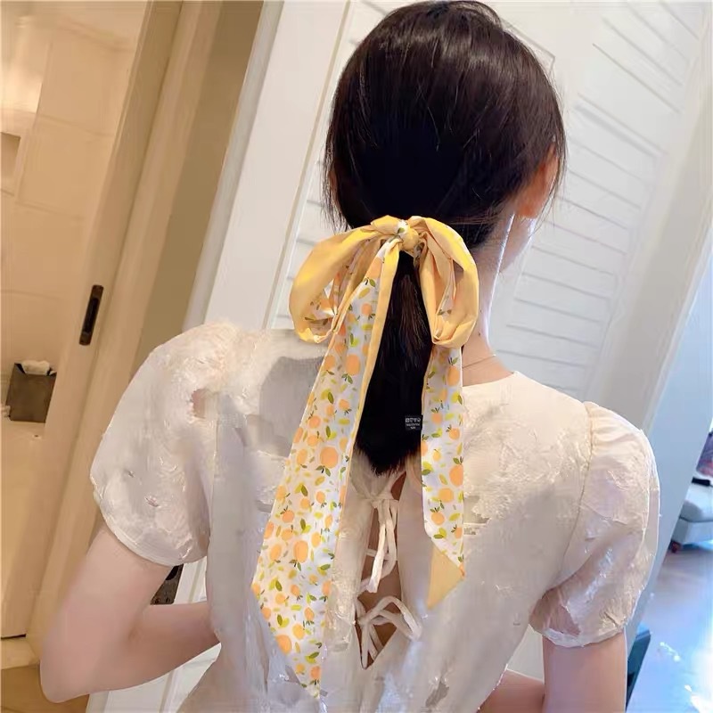 (Hello Girl)F179 Syal Kecil/Scarf/Ikat Rambut Wanita/Syal Multifungsi Elegan Import