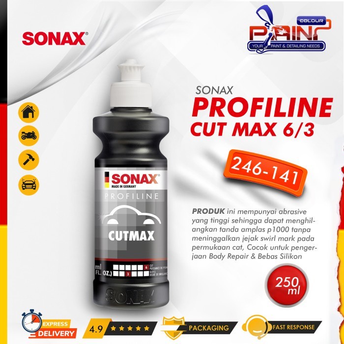 SONAX Profiline Cutmax 6/3 246-141 250ml Poles Mobil Motor