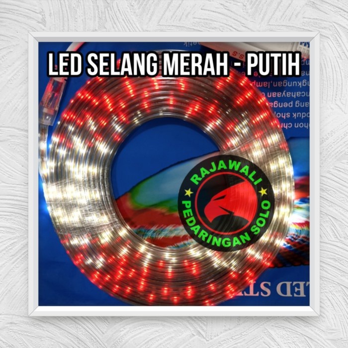 <<<<<] LAMPU LED SELANG MERAH PUTIH 10M LAMPU HIAS 17AN LAMPU HIAS MERAHPUTIH