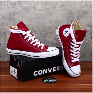 SEPATU CONVERSE TINGGI | SEPATU ALL STAR TINGGI MERAH | CONVERSE MURAH | CONVERS | SEPATU SEKOLAH KE